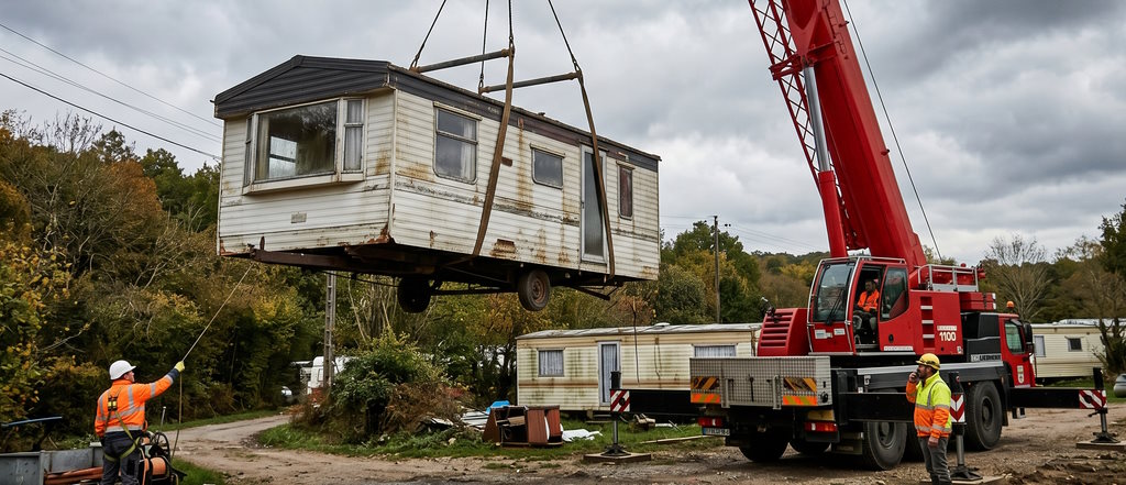 Démentèlement et recyclage de mobil-home Démentèlement et recyclage de mobil-home