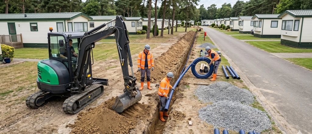Les étapes, le cadrage et les autorisations pour la création d'un PRL Pose d'une canalisation dans un PRL en France